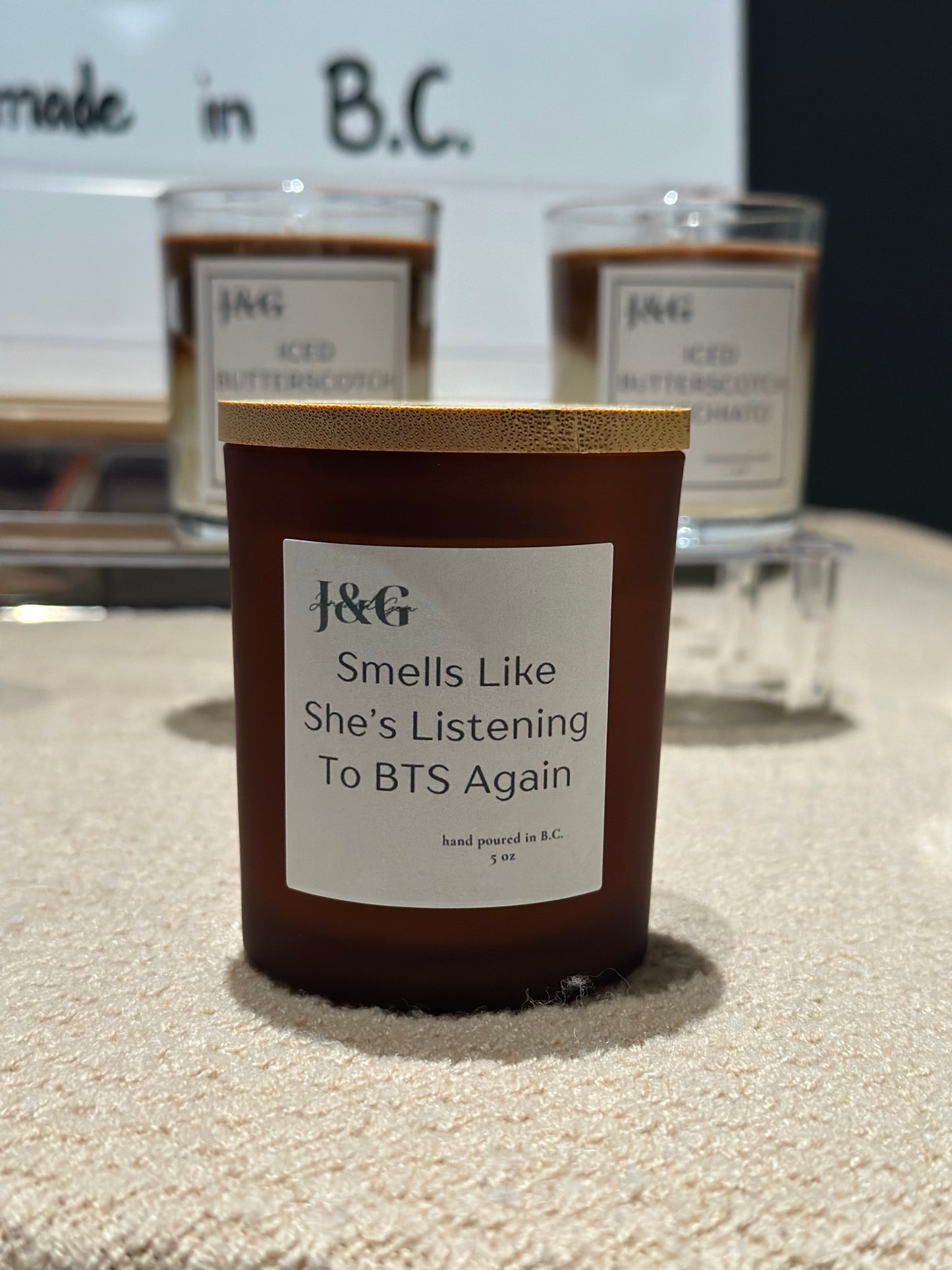 Smells Like She's Listening to BTS Again