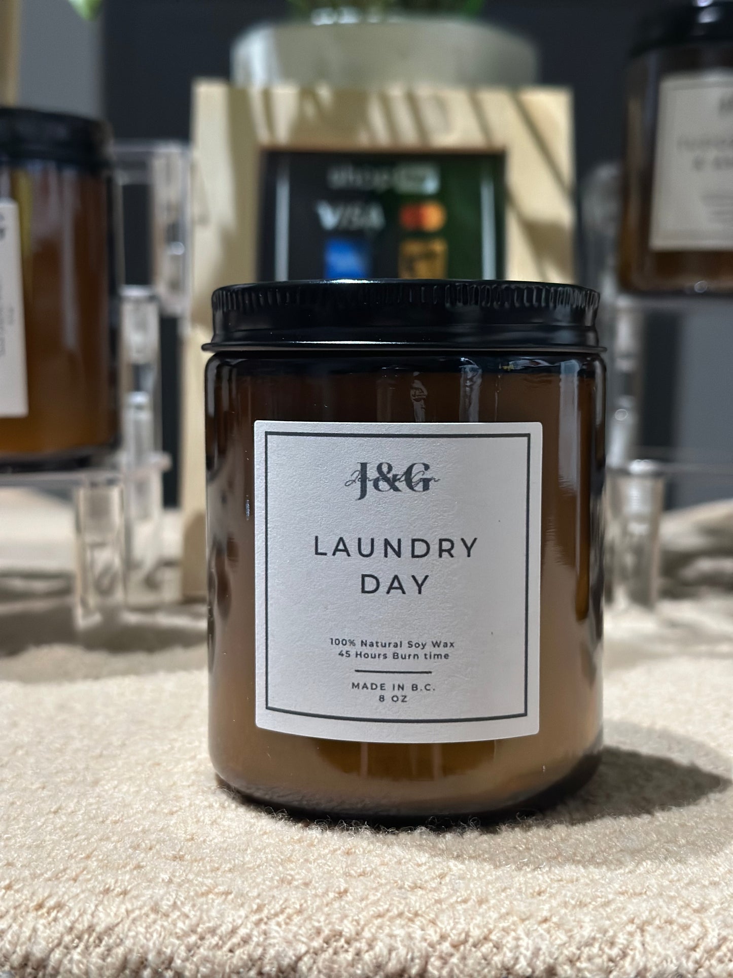 Mothers Day Market 8oz Amber Jar